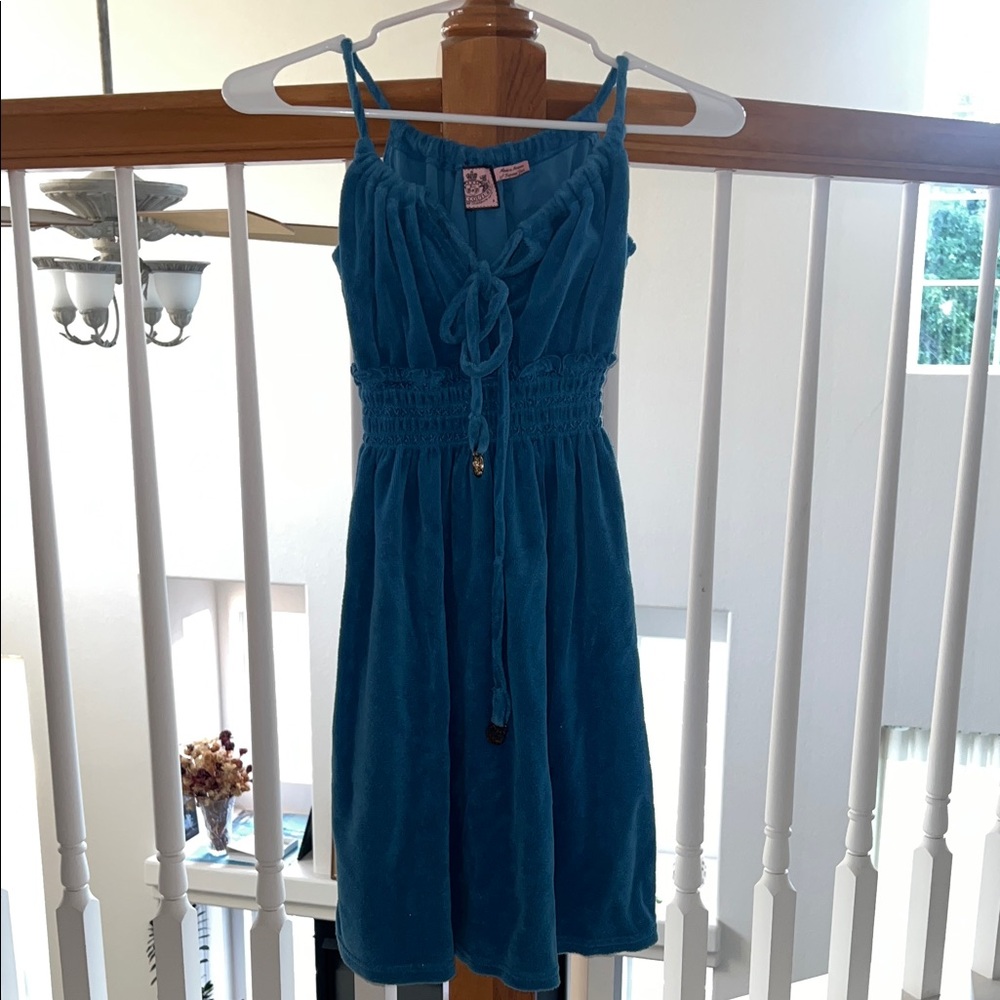 Blue causal dress